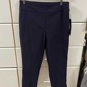 Tribal | Fia Cuffed Cropped Trouser | Navy - 10